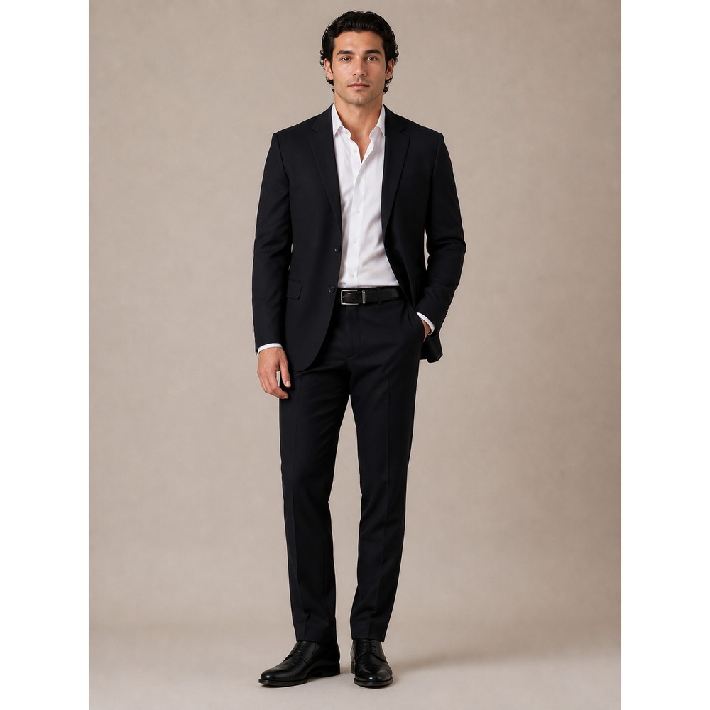Bonobos Slim Fit Coat Men's Tailored Blazer Navy Italian Wool 38 R‎